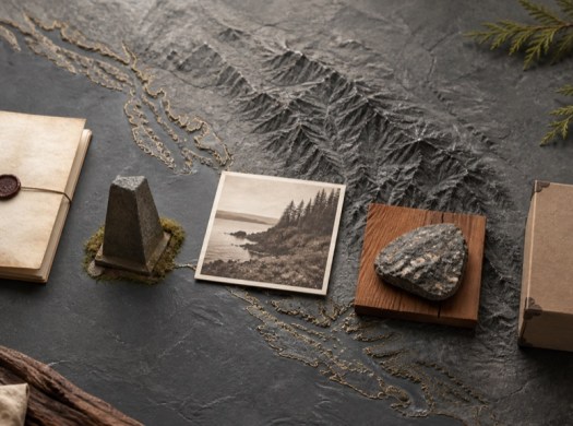 A chronological set of physical evidence follows the British Columbia coastline